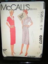 Vintage McCall&#39;s 6977 Misses Top &amp; Skirt Pattern - Size 12 Bust 34 - £7.47 GBP