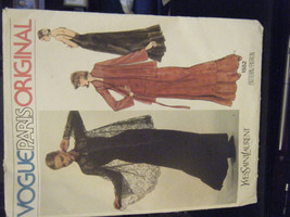 Vogue Paris Original Yves Saint Laurent 1552 Dress &amp; Jacket Pattern - Size 6 - £25.76 GBP