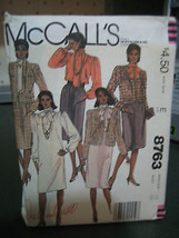 McCall&#39;s 8763 Misses Dress, Skirt, Jacket &amp; Blouse Pattern - Size 16 Bust 38 - £6.01 GBP