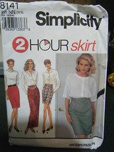 Simplicity 8141 Misses 2 Hour Skirt Pattern - Size 10-16 - £5.39 GBP