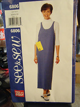 Butterick See &amp; Sew 6806 Misses Jumper Pattern - Sizes 6/8/10 - $6.31