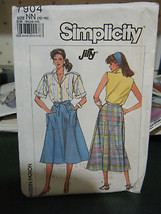 Simplicity 7904 Misses Back Wrap Skirt Pattern - Size 10-16 - £8.55 GBP