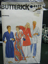 Butterick 4137 Adult&#39;s Robe &amp; Belt Pattern - Size Small - £6.15 GBP