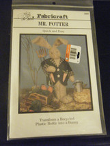 Fabricraft #369 Mr. Potter Water Bottle Bunny Pattern - $9.37