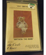 The Craft Closet #411 &quot;4X4&quot; Critter &quot;Katrina Bear&quot; Pattern - £6.61 GBP