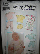 Vintage Simplicity #8968 Babies Knit Wardrobe Pattern - Size 6 Months - £6.43 GBP