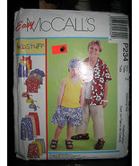 McCall&#39;s #P234 Child&#39;s Shirt/Tank/Shorts/Cropped Pants/Scarf Pattern-Siz... - £4.13 GBP