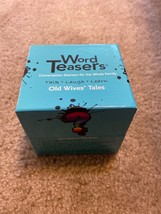Word Teasers Conversation Starters Family Old Wives Tales Fun Group Game EUC - £4.70 GBP