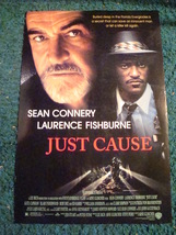 JUST CAUSE - MOVIE POSTER WITH SEAN CONNERY AND LAURENCE FISHBURNE - $20.00