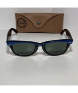 Vintage B &amp; L Ray-Ban Wayfarer Blue Mosaic Street Neat Sunglasses Green ... - $356.29 CAD