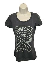 Mumford &amp; Sons London Womens Small Gray TShirt - £15.30 GBP