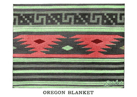 1900s Tapestry Crochet Navajo Oregon Blanket/Afghan, Stripes pattern  (PDF 1931) - $2.95