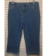 Cherokee Womens Stretch Jeans Plus Size 18 Waist 38" Inseam 22" Blue Jeans EUC - $6.99