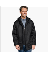 Johnston &amp; Murphy Black Upton Water-Resistant Raincoat FULL SIZE - €160,61 EUR