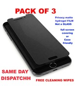3X Matte Privacy Screen Protector for Galaxy  S 25 24 ULTRA 20 22 Hydrog... - $13.51