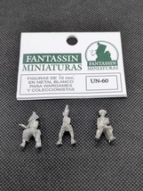 Fantassin Miniatures 15mm Infantry Cavalry Riders Metal Miniatures UN-60 - $14.84