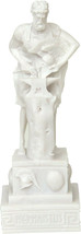 Greek God Hephaestus / Vulcan God of Fire &amp; Artisan Alabaster Statue 16cm/6,29in - £24.53 GBP