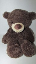 Gund Fuzzy brown floppy teddy bear plush tan snout  320115 shaggy fur take along - £7.11 GBP