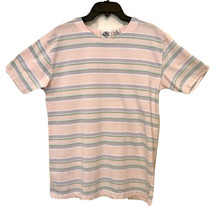 GFC Trading Company Vintage 90’s Womens L Short Sleeve Striped Comfy Tun... - $12.95
