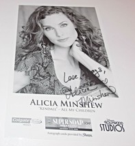 Alicia Minshew Autograph Reprint Photo 9x6 All My Children 2008 Tainted ... - £7.91 GBP