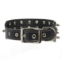 Top Paw Adjustable Leather Collar For Dogs Unisex Large - £17.12 GBP