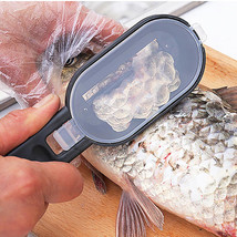 1Pcs Practical Fish Scale Remover Plastic Descaler Cleaning Scraper Kitchen Frui - £8.82 GBP+