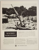 1951 Print Ad Bell Telephone Laboratories Aims Anti-Aircraft Guns Soldiers Radar - £12.06 GBP