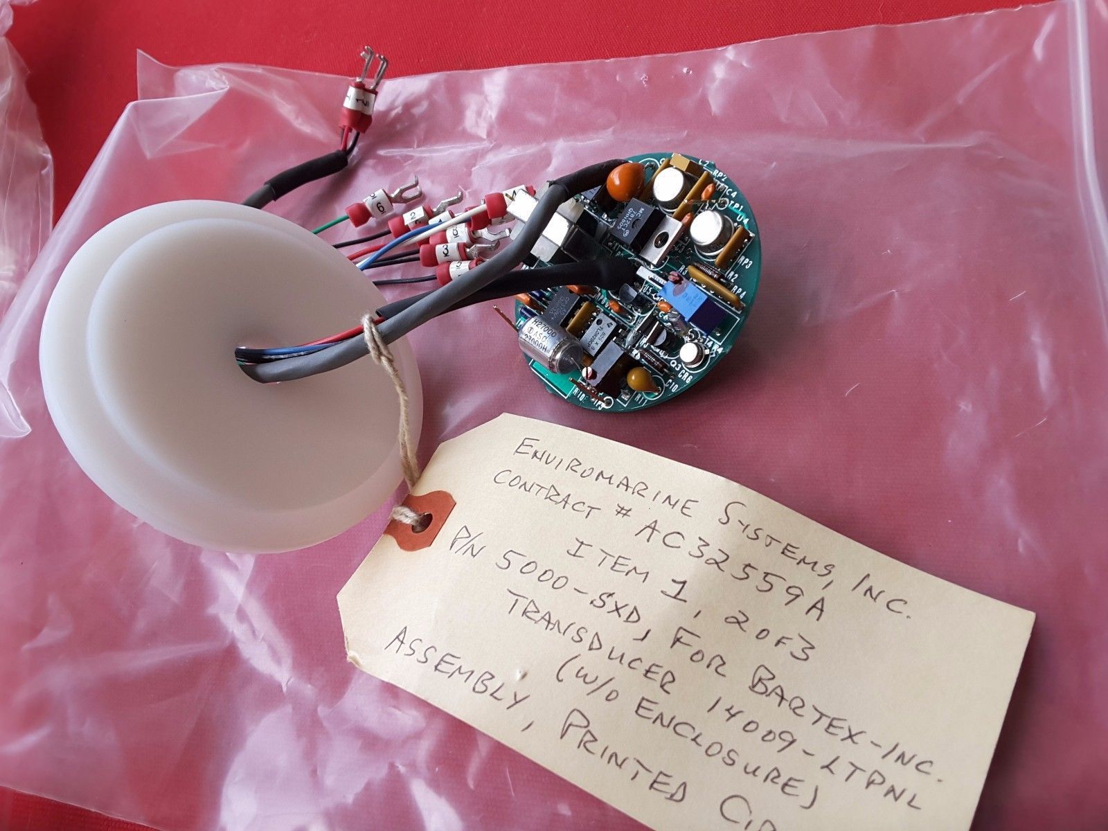 BARTEX 5000-SXD BOARD FOR TRANSDUCER 14009-LTPNL RARE RARE BE QUICK NEW ... - $296.02