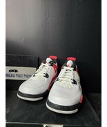 Size 4.5 (GS) - Jordan 4 Retro Low Red Cement 2023 - $166.72 CAD