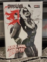 Mary Jane &amp; Black Cat #1 Ivan Tao Exclusive Variant 2022 Comic Book Marvel Nm - £12.52 GBP