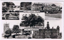 Postcard Greetings From The Dukeries Clumber Bridge Welbeck Abbey Thoresby Hall - £3.08 GBP