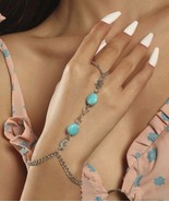 Turquoise crystal ring and bracelet - crystal ring - £8.61 GBP