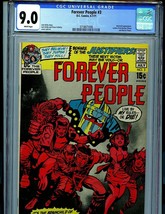 Forever People #3 CGC 9.0 V/NM 1971 White Pages Comic Amricons - $197.01