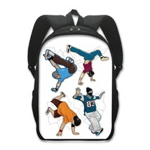 Hip Hop Dancing Backpack Jazz Dance Women Men Rucksack Children School Bags for  - £68.32 GBP