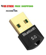 Rocketek 5.0 Bluetooth Adapter USB Dongle for PC Co - £11.63 GBP