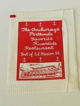 CH sugar packet 1960 ephemera advertising C and H Anchorage Riverside restaurant - £10.24 GBP