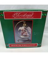 House Of Lloyd Christmas Around The World Glass Ornament And Stand - $151.12 MXN