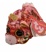 2019 TY Teeny Tys  &quot;Sunset&quot; Sequin Unicorn  Pink Gold  Stackable 4 Inch ... - $10.55 CAD