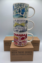 Starbucks Banff Canada Alberta Mug Been There Series Coffee Mugs Trio - £77.87 GBP