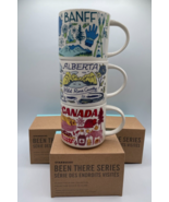 Starbucks Banff Canada Alberta Mug Been There Series Coffee Mugs Trio - £77.68 GBP