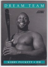 M) 1991 Score Baseball Trading Card - Kirby Puckett #891 Dream Team - £1.54 GBP