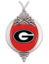 57471 Georgia Bulldogs Bulb Christmas Ornament - £13.44 GBP