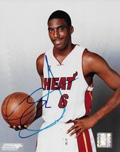 Eddie Jones Miami Heat signed basketball 8x10 photo COA  - £50.61 GBP