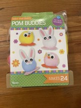 Make Your Own Pom Buddies Kit By  Darice Makes 24 Arts &amp; Crafts  Easter - £6.39 GBP