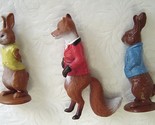 Beatrix Potter Peter Rabbit Collection Lot of 3 Figures Cake Toppers FW&amp;CO - £11.85 GBP
