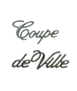 OEM VINTAGE 1977- 1979 CADILLAC COUPE DEVILLE EMBLEM Perfect Condition - $1,131.83 MXN