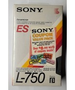 Sony Dynamicron L-750 Beta Blank Video Cassette Tape Sealed - £7.90 GBP