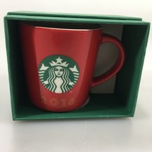 Starbucks Holiday 2016 Red Ceramic Coffee Espresso Demitasse 3 oz Cup Mu... - $23.37