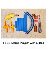 Metal Machines T-Rex Attack Trackset Playset Zuru + Extra Pieces - Read!... - $282.07 MXN