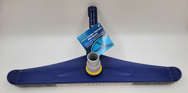 Aqua EZ - 20&quot; Pool Brush Vacuum Nylon Flexible Wall Leaf Cleaner Multi Surface - £12.99 GBP
